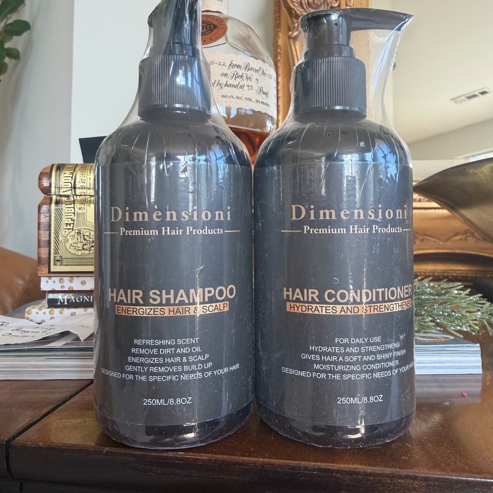 Premium designer Hair Shampoo and Conditioner Set - Black